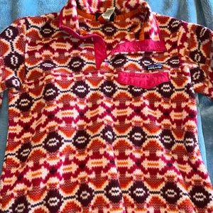 Pink/Orange Patagonia Synchilla Fleece